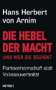 Cover-Bild zum Titel 'Die Hebel der Macht' von 'Hans Herbert von Arnim'