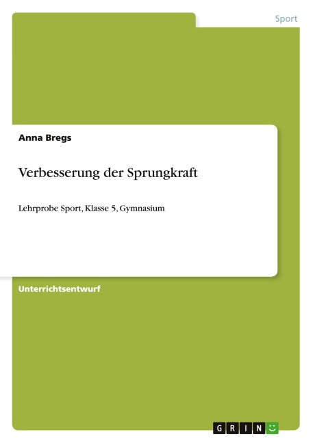 Verbesserung der Sprungkraft - Anna Bregs