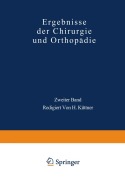 Cover-Bild zum Titel 'Ergebnisse der Chirurgie und Orthopädie' von 'Erwin Payr, Hermann Küttner'