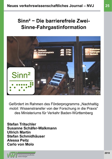 Neues verkehrswissenschaftliches Journal - Ausgabe 25 - Stefan Tritschler, Alessa Peitz, Stefan Schmidhäuser, Carlo von Molo, Susanne Schäfer-Walkmann