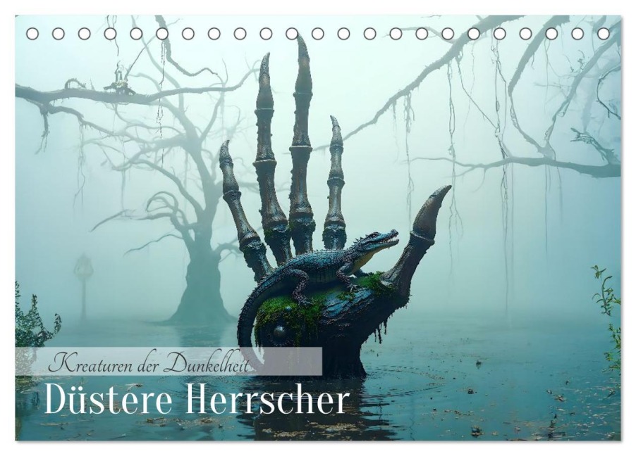 Kreaturen der Dunkelheit - Düstere Herrscher (Tischkalender 2026 DIN A5 quer), CALVENDO Monatskalender - Sell Pixs:Sell
