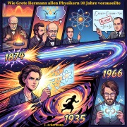 Cover-Bild zum Titel 'Wie Grete Hermann allen Physikern 30 Jahre vorauseilte' von 'J. Ackermann'