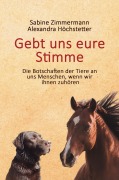 Cover-Bild zum Titel 'Gebt uns eure Stimme' von 'Alexandra Höchstetter, Sabine Zimmermann'