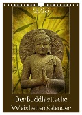 Der Buddhistische Weisheiten Kalender (Wandkalender 2025 DIN A4 hoch), CALVENDO Monatskalender - AD DESIGN Photo PhotoArt Dölling