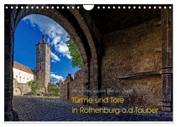Cover-Bild zum Titel 'Türme und Tore (Wandkalender 2026 DIN A4 quer), CALVENDO Monatskalender' von 'Joachim Mindt'