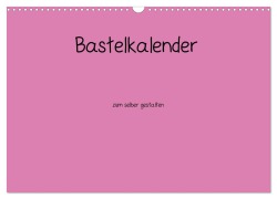 Cover-Bild zum Titel 'Bastelkalender - Pink (Wandkalender 2026 DIN A3 quer), CALVENDO Monatskalender' von 'Nina Tobias'