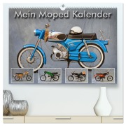 Mein Moped Kalender (hochwertiger Premium Wandkalender 2026 DIN A2 quer), Kunstdruck in Hochglanz - Ingo Laue