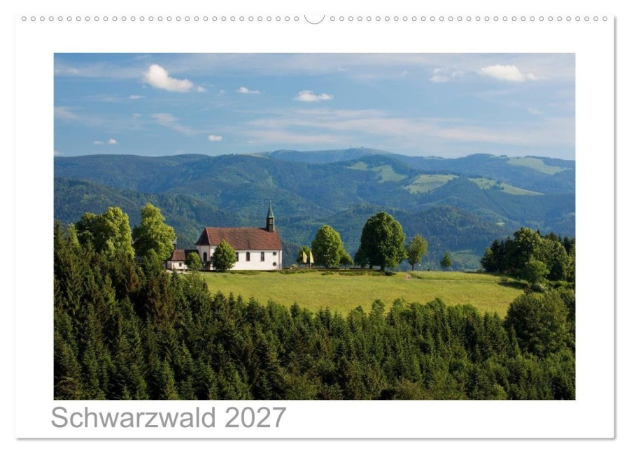 Schwarzwald 2027 (Wandkalender 2027 DIN A2 quer), CALVENDO Monatskalender - Kalender365. Com
