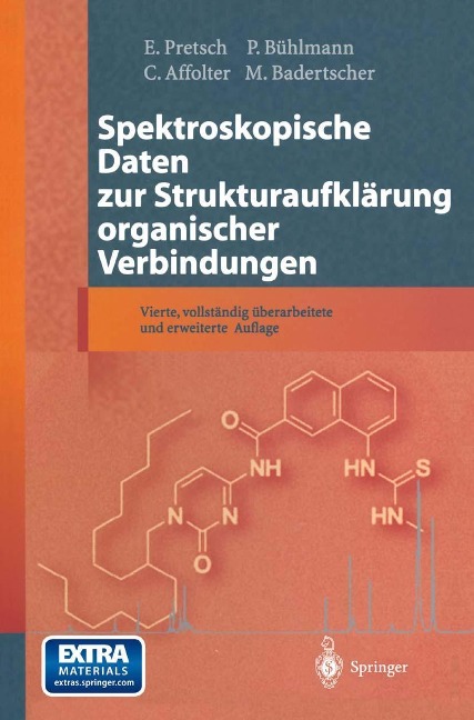 Spektroskopische Daten zur Strukturaufklärung organischer Verbindungen - E. Pretsch, P. Bühlmann, C. Affolter, Martin Badertscher