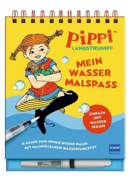 Pippi Langstrumpf - Mein Wassermalspaß - Lindgren Astrid