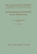 Cover-Bild zum Titel 'Die Kursbildung am Aktienmarkt seit der Stabilisierung' von 'Ernst Horwitz'
