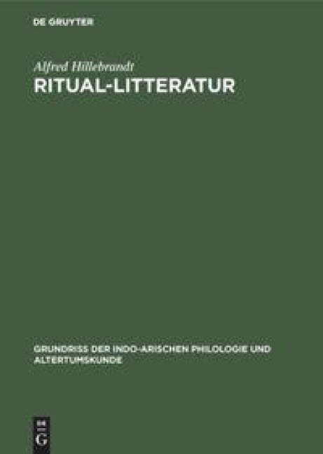 Ritual-Litteratur - Alfred Hillebrandt