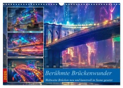 Cover-Bild zum Titel 'Berühmte Brückenwunder (Wandkalender 2026 DIN A3 quer), CALVENDO Monatskalender' von 'Steffen Gierok-Latniak'
