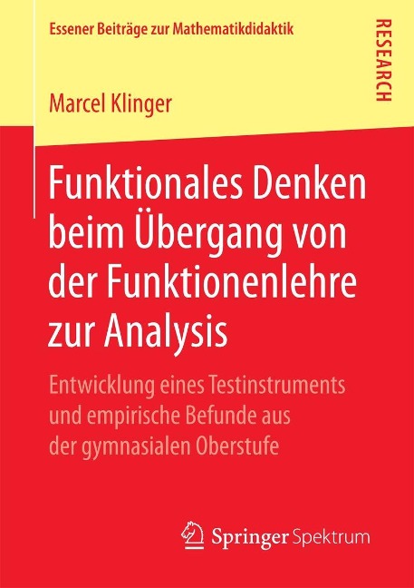 Funktionales Denken beim Übergang von der Funktionenlehre zur Analysis - Marcel Klinger