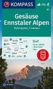 Cover-Bild zum Titel 'KOMPASS Wanderkarte 69 Gesäuse, Ennstaler Alpen, Pyhrnpass, Eisenerz 1:35.000' von ''