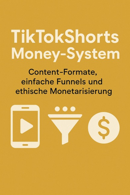 TikTokShorts Money-System - Content-Formate, einfache Funnels und ethische Monetarisierung. - Marcel Schubert
