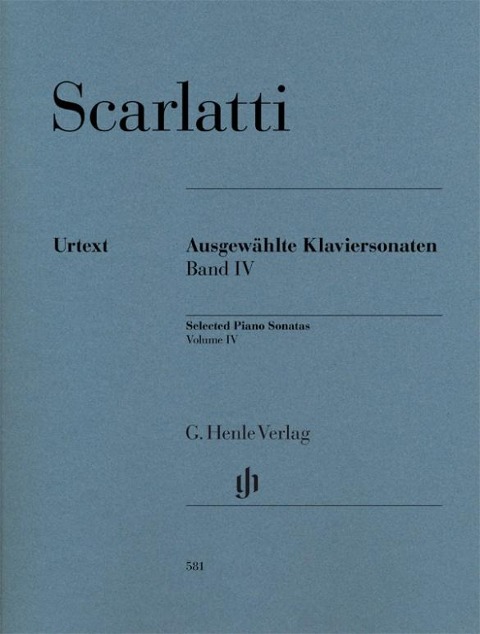 Ausgewählte Klaviersonaten Band IV - Domenico Scarlatti