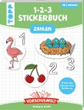 Cover-Bild zum Titel 'Vorschulwelt - Das 1-2-3-Stickerbuch' von 'Melanie Kraft'