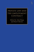Cover-Bild zum Titel 'Private Law and the Employment Contract' von ''