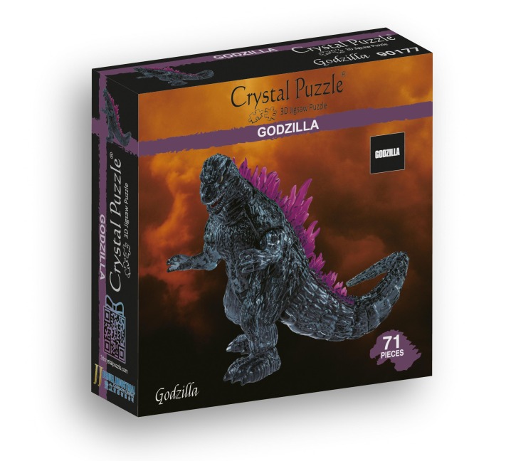 3D Crystal Puzzle - Godzilla - 71 Teile - 