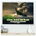 Stürme, Wellen und Piraten (hochwertiger Premium Wandkalender 2024 DIN A2 quer), Kunstdruck in Hochglanz - Kerstin Waurick