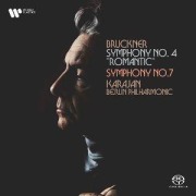 Cover-Bild zum Titel 'Sinfonien Nr. 4 & 7' von 'Herbert Von/Bp Karajan'