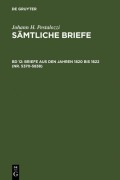 Cover-Bild zum Titel 'Briefe aus den Jahren 1820 bis 1822 (Nr. 5370-5838)' von ''