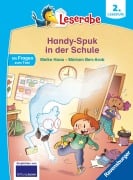 Cover-Bild zum Titel 'Leserabe 2. Lesestufe - Handy-Spuk in der Schule' von 'Meike Haas'
