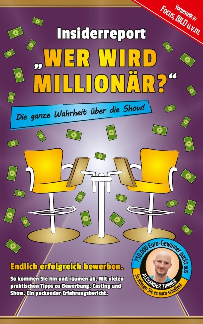 Insiderreport "Wer wird Millionär?" - Die ganze Wahrheit über die Show! - Alexander Zimmer