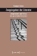 Cover-Bild zum Titel 'Zeugnisgaben der Literatur' von 'Csongor Lörincz'