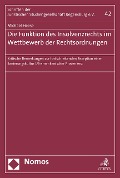 Cover-Bild zum Titel 'Die Funktion des Insolvenzrechts im Wettbewerb der Rechtsordnungen' von 'Michael Heese'
