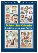 Cover-Bild zum Titel 'Dukke Lise Kalender - Anziehpuppen aus Papier (Wandkalender 2026 DIN A4 hoch), CALVENDO Monatskalender' von 'Karen Erbs'