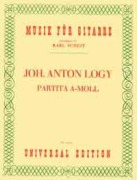 Cover-Bild zum Titel 'Partita' von 'Johann Anton Logy'