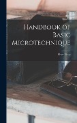 Cover-Bild zum Titel 'Handbook of Basic Microtechnique' von 'Peter Gray'