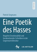 Cover-Bild zum Titel 'Eine Poetik des Hasses' von 'Patrick Siegmann'