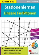 Cover-Bild zum Titel 'Stationenlernen Lineare Funktionen' von 'Hans-J. Schmidt'