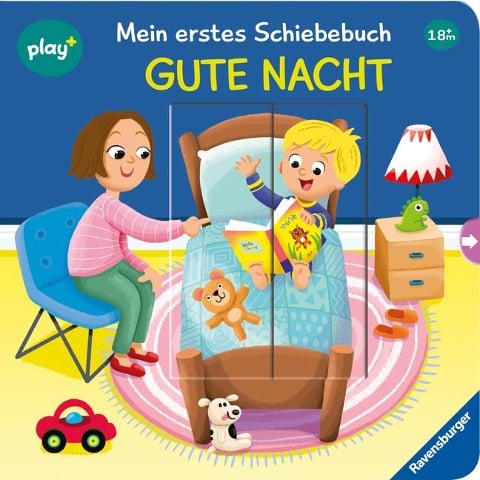 Ravensburger Play+ Mein erstes Schiebebuch: Gute Nacht, Baby-Buch ab 18 Monate - Maria Höck