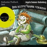Cover-Bild zum Titel 'Der kleine Vampir verreist' von 'Angela Sommer-Bodenburg'