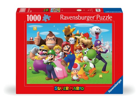 Erwachsenenpuzzle 1000 Teile - Nintendo Super Mario - 