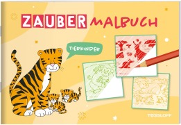 Cover-Bild zum Titel 'Zaubermalbuch. Tierkinder' von ''