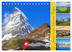 Cover-Bild zum Titel 'Grüezi in den Schweizer Bergen (Tischkalender 2026 DIN A5 quer), CALVENDO Monatskalender' von 'Christa Kramer'