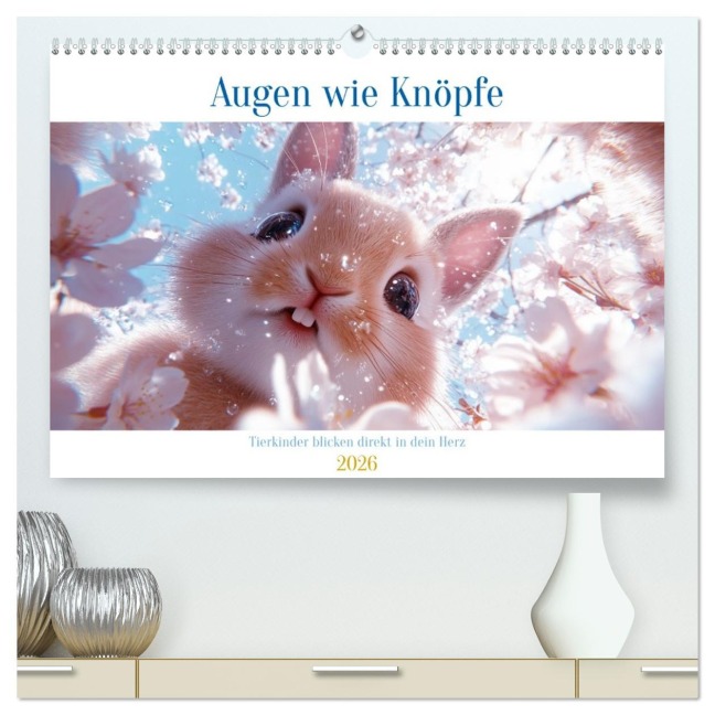 Augen wie Knöpfe (hochwertiger Premium Wandkalender 2026 DIN A2 quer), Kunstdruck in Hochglanz - Steffen Gierok-Latniak