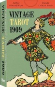 Cover-Bild zum Titel 'Vintage Tarot 1909' von 'Pamela Colman Smith, Arthur Edward Waite'