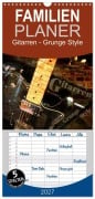 Cover-Bild zum Titel 'Familienplaner 2027 - Gitarren - Grunge Style mit 5 Spalten (Wandkalender, 21 x 45 cm) CALVENDO' von 'Renate Bleicher'