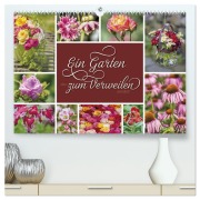 Cover-Bild zum Titel 'Ein Garten, der zum Verweilen einlädt (hochwertiger Premium Wandkalender 2026 DIN A2 quer), Kunstdruck in Hochglanz' von 'Susann Kuhr'