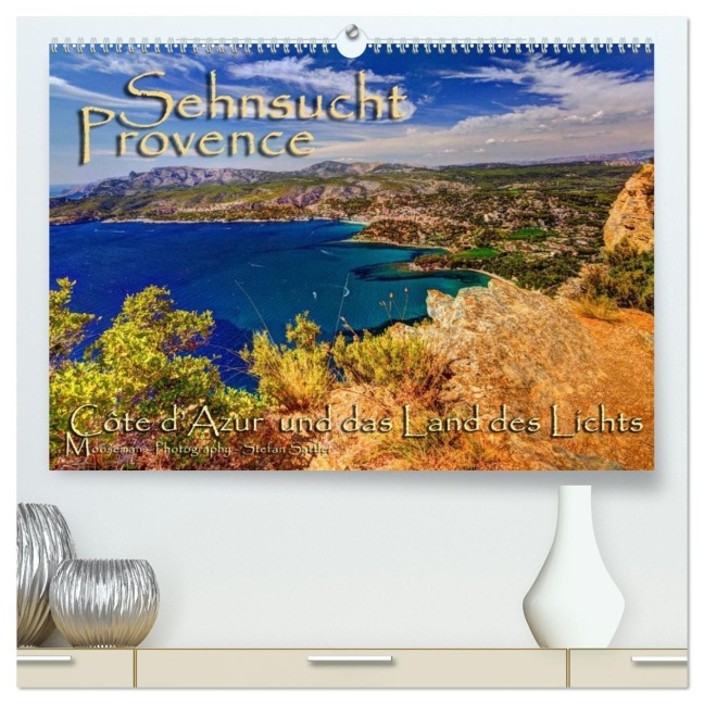Sehnsucht Provence - Land des Lichts (hochwertiger Premium Wandkalender 2026 DIN A2 quer), Kunstdruck in Hochglanz - Stefan Sattler