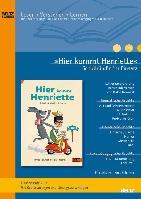 »Hier kommt Henriette Schulhündin im Einsatz« im Unterricht - Britta Nonnast, Stefanie Jeschke, Anja Schirmer
