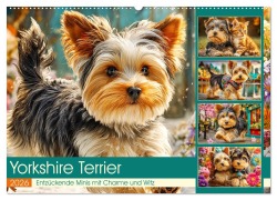 Cover-Bild zum Titel 'Yorkshire Terrier. Entzückende Minis mit Charme und Witz (Wandkalender 2026 DIN A2 quer), CALVENDO Monatskalender' von 'Rose Hurley'