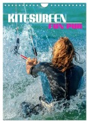 Cover-Bild zum Titel 'Kitesurfen - Fun pur (Wandkalender 2026 DIN A4 hoch), CALVENDO Monatskalender' von 'Renate Utz'