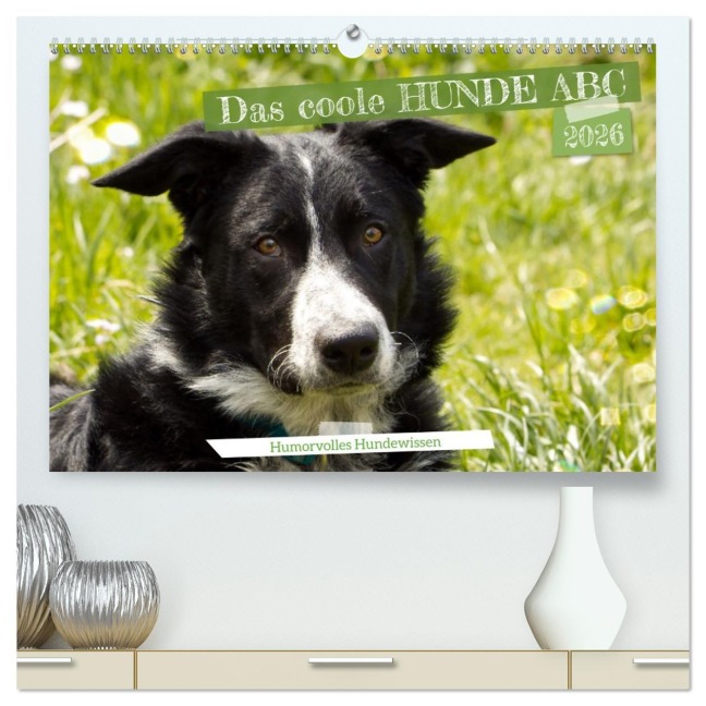 Das coole Hunde ABC (hochwertiger Premium Wandkalender 2026 DIN A2 quer), Kunstdruck in Hochglanz - Sabine Löwer